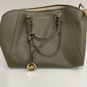 Michael Kors Sage Green Satchel